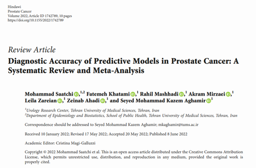 Diagnostic Accuracy of Predictive Models in Prostate Cancer: A Systematic Review and Meta-Analysis
